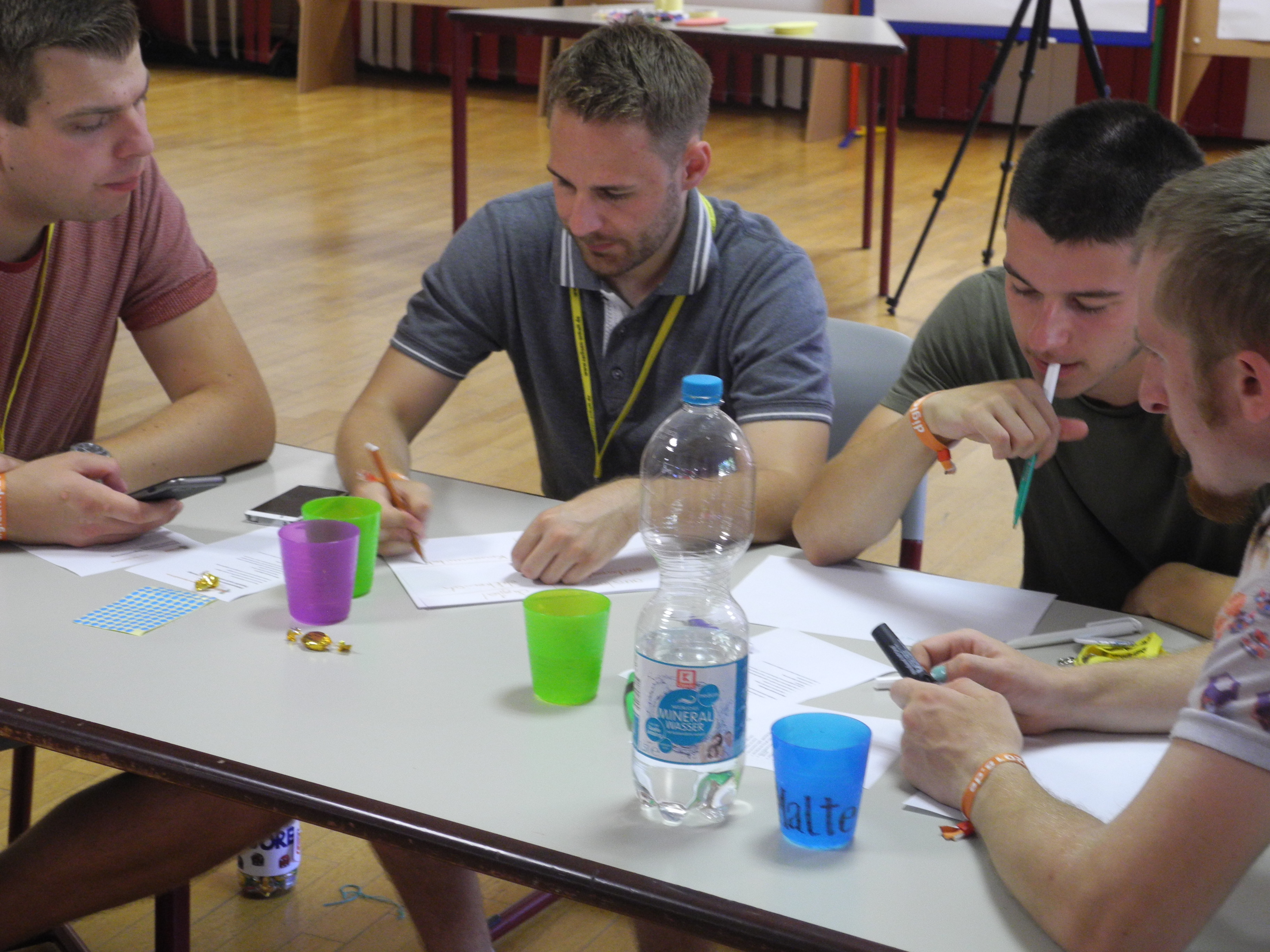 Über verschiedenste Themen der Digitalisierung wird debattiert.