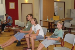 Im Workshop "Gaming" dürfen die Teilnehmer*innen auch selbst an die Konsole.