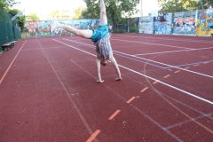 In den Pausen wird der Sportplatz genutzt.