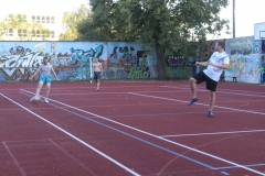 In den Pausen wird der Sportplatz genutzt.