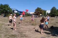 Im Freibad gab es bei der Hitze eine Abkühlung.