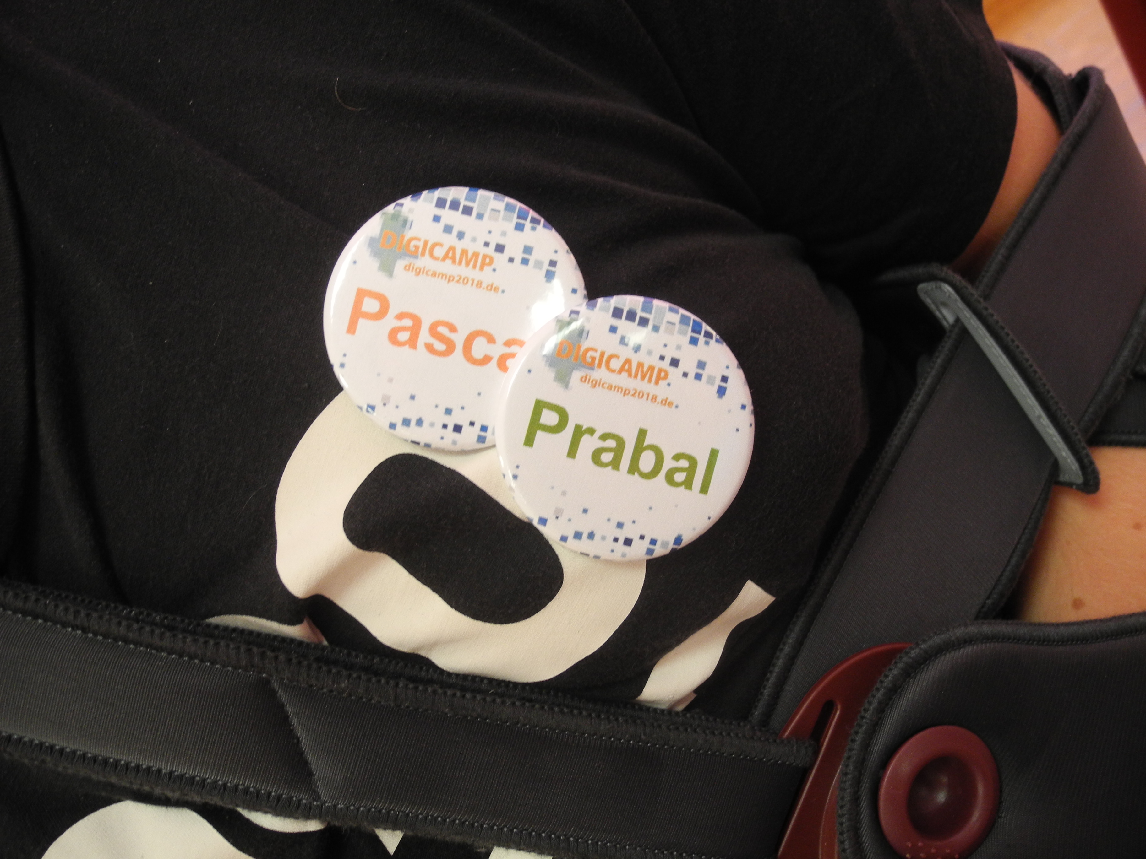 Eine interessante Button-Kreation.